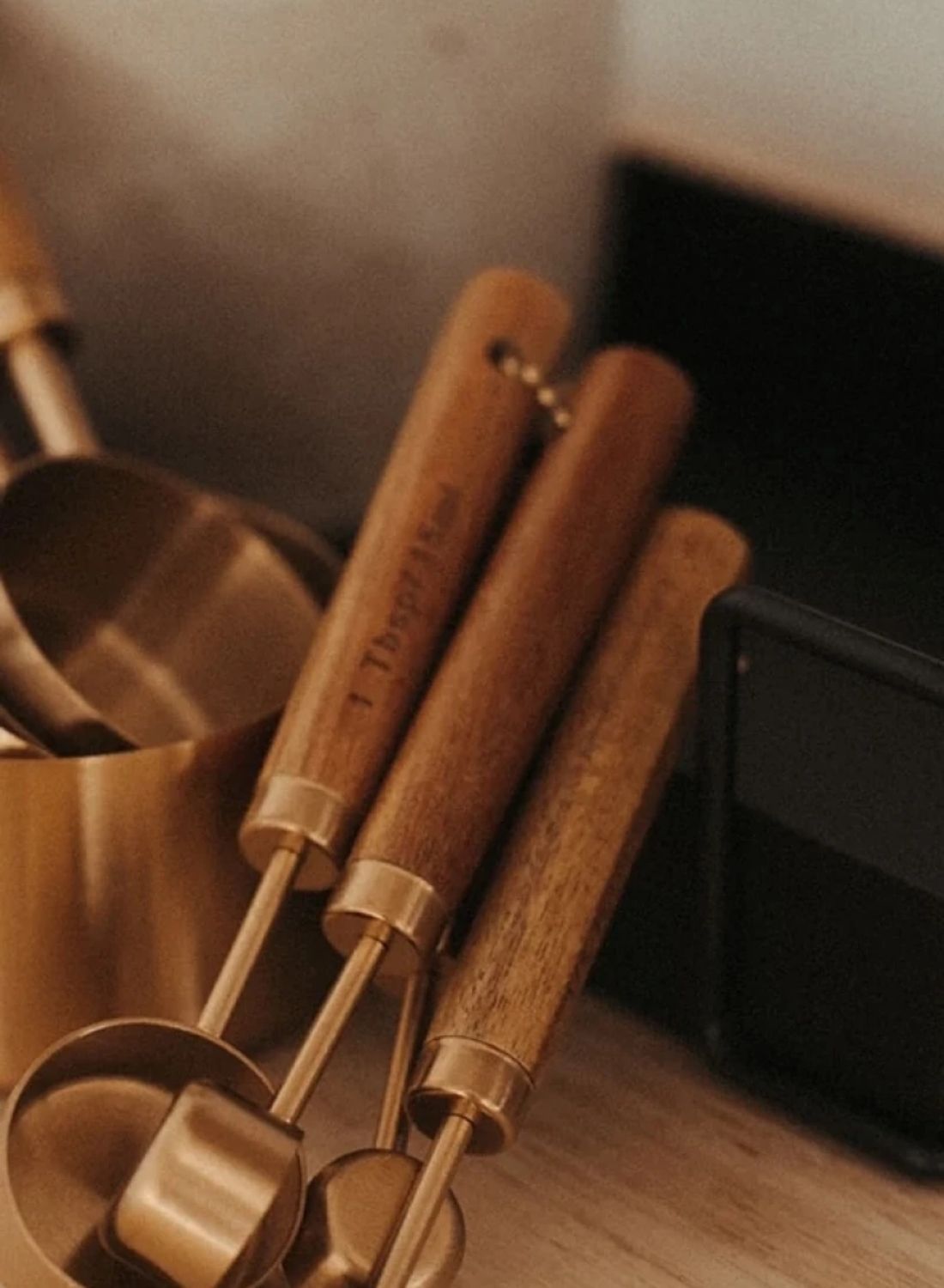 Set de 4 cucharas medidoras