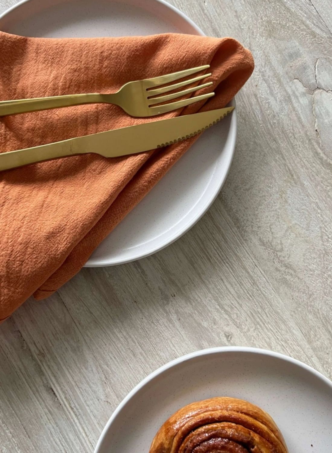 Set 4 Servilletas de Tussor Terracota