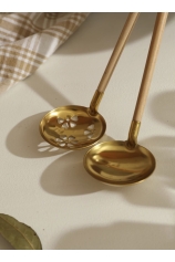 Set de cuchara y espumadera gold